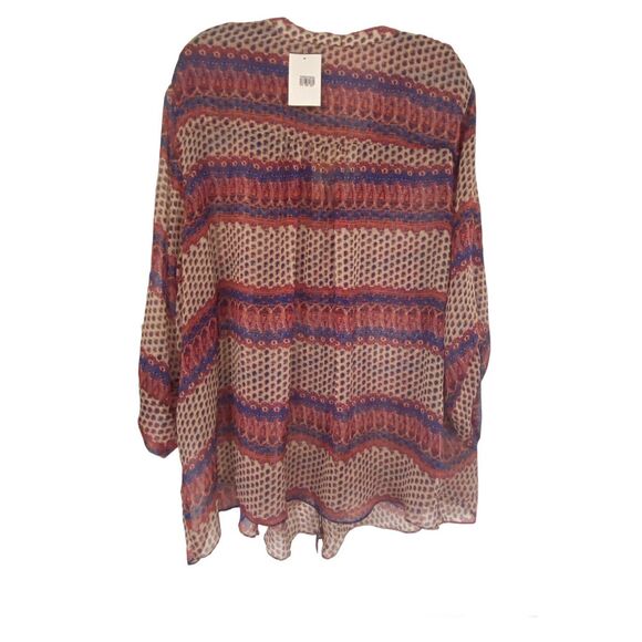 Gibson 100% Silk Tunic Sz 3X NWT - Picture 2 of 7